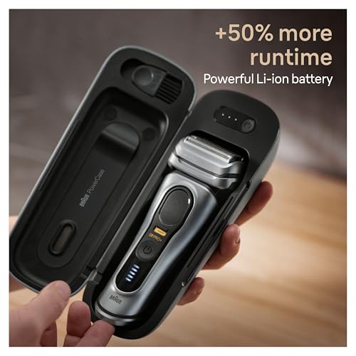 Braun PowerCase for Series 9 Pro/9/8 Shavers - 1 Count, Portable Charging Case