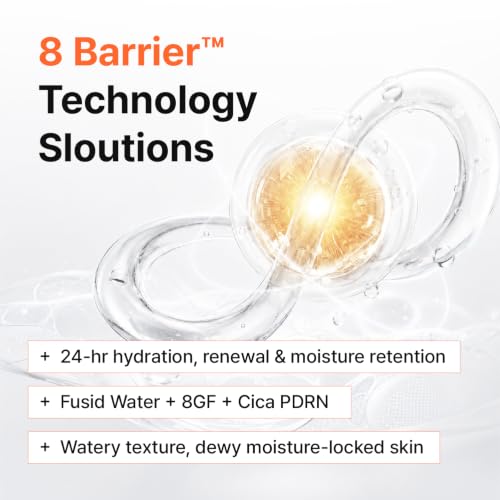 8 Barrier Water Glow Cream - Deep Hydration Moisturizer for Sensitive Skin