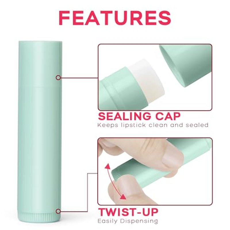 Juland Lip Balm Filling Tray with Scraper & Spatula 1 Set, 50-Cavity Mold for DIY Lip Balm and Lipstick, BPA-Free, Light Pink