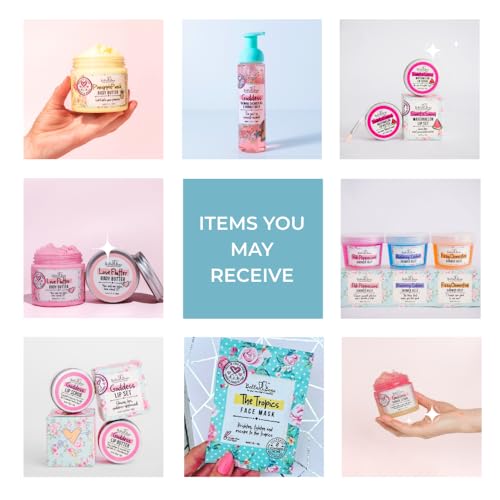 Bella & Bear Spa Gift Set for Girls & Teens ? Over $90 Value Beauty Mystery Box ? 10?12 Full & Travel Size Bath, Body & Skincare ? Birthday & Holiday Gift