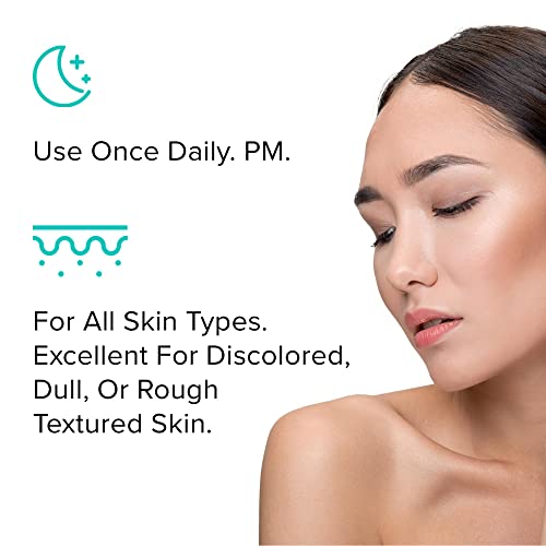 ClarityRx Brighten It 10% Lactic Acid Solution, Natural Plant-Based Exfoliating Face Treatment for Dark Spots, Discoloration & Uneven Skin (2 fl oz)