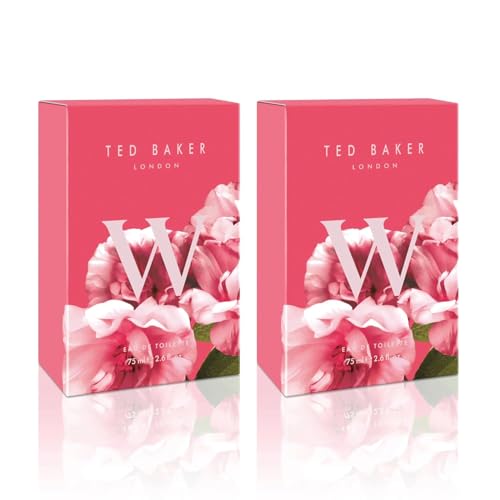 Ted Baker W Eau de Toilette Duo Pack - Fruity Floral Rose & Orchid, 2x 75ml Perfume