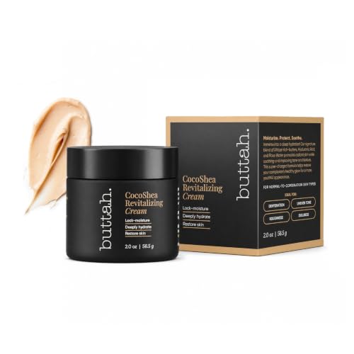 Buttah Skin CocoShea Revitalizing Face Moisturizer 2oz for Dry & Melanin-Rich Skin