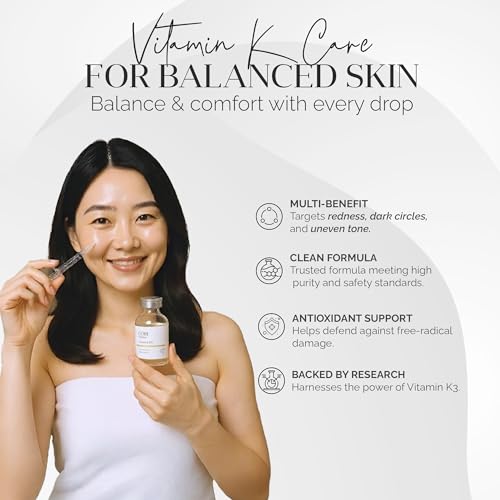 FEEL MATRIGEN Vitamin K 100 Ampoule ? Redness & Dark Circle Treatment Serum for Sensitive Skin ? 30mL + Needleless Syringe