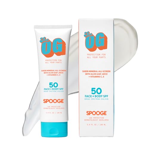 Mineral Sunscreen SPF 50 with Zinc Oxide - Hydrating, Reef Safe, 1.7 Oz