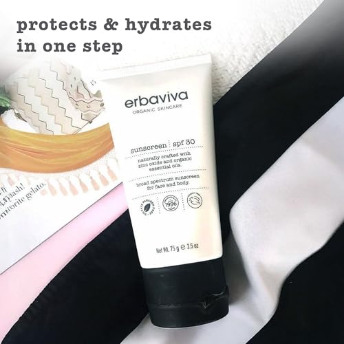 Mineral Sunscreen SPF 30 - Reef Safe, Hydrating, Organic Aloe & Oils 2.5 oz