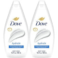 Dove Body Wash, Hydrate 2-Pack ? Moisturizing Cleanser for Smooth, Soft Skin, 15.2 Oz Ea