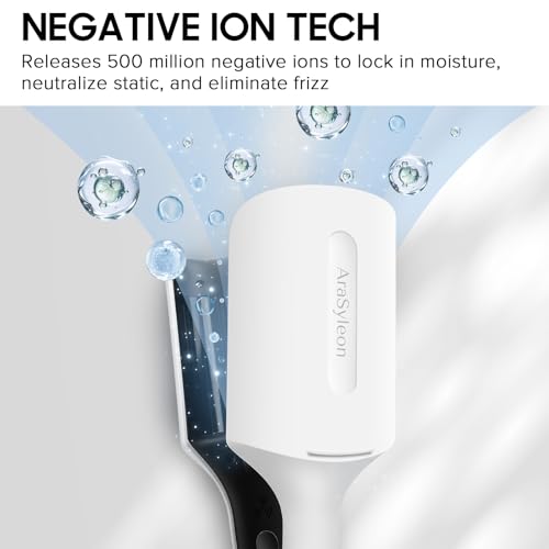 AraSyleon Deep Wave Hair Crimper & Beach Wave Curling Iron, Negative Ion