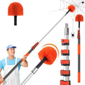 ACTREY 30FT Reach Cobweb Duster with Extension Pole, Spider Web Brush for High Ceiling Cleaning