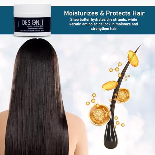 Volume & Shaping Hair Cream for Frizz Control & Thickening - 3.4 Fl Oz