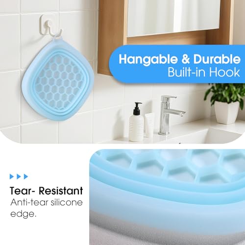Face Ice Bath Bowl ? Collapsible Silicone Facial Ice Bowl with Built-in Ice Tray for Cold Plunge ? Portable Skincare Tool for Skin Tightening, Puffiness Relief, Travel & Home Use (black)