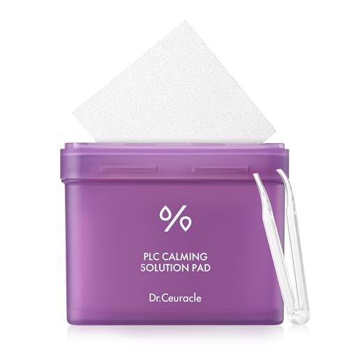 Dr.Ceuracle PLC Calming Solution Pad - Instant Soothing Toner Pads (130-count)