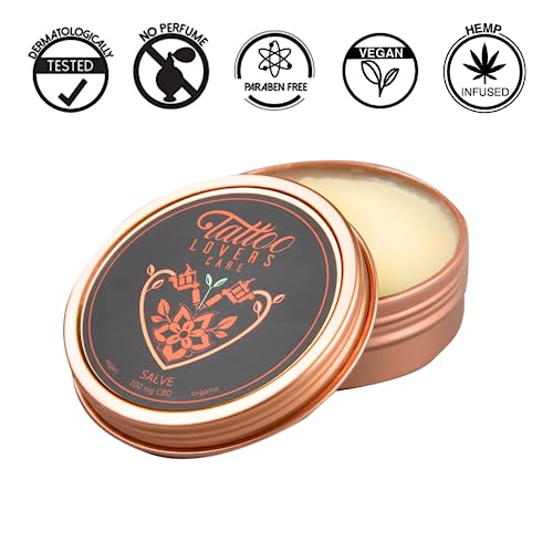 Tattoo Aftercare Salve 2oz Moisturizer for Healing & Redness Relief - Natural Ingredients