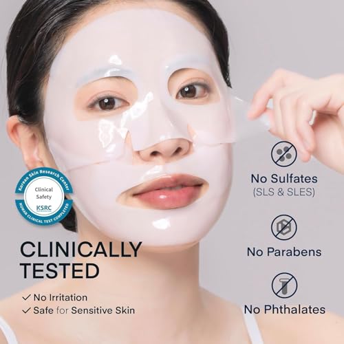 Terez & Honor Collagen Face Mask & Eye Patches Set - 64 Count Hydrating Skin Care
