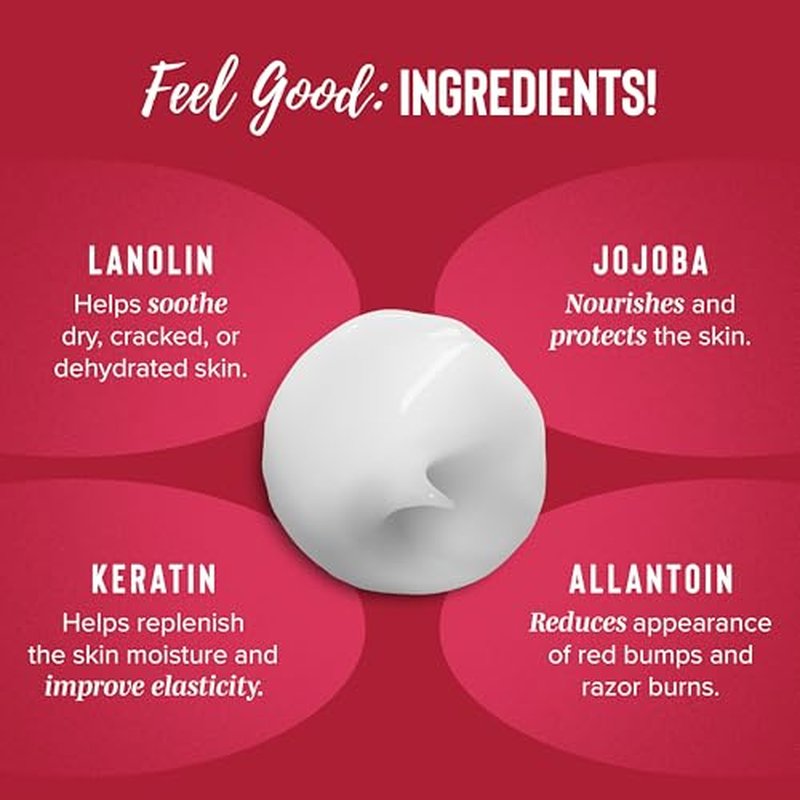 Coochy Shave Cream - Moisturizing Shave Lotion - Gentle Intimate Shaving Cream - For Bikini Area, Underarms, Legs & More - Rash-Free, Hydrating Formula - Berry Bliss - 3.4 oz