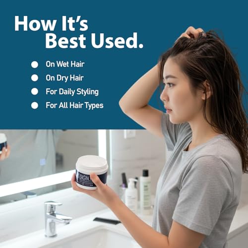 Volume & Shaping Hair Cream for Frizz Control & Thickening - 3.4 Fl Oz