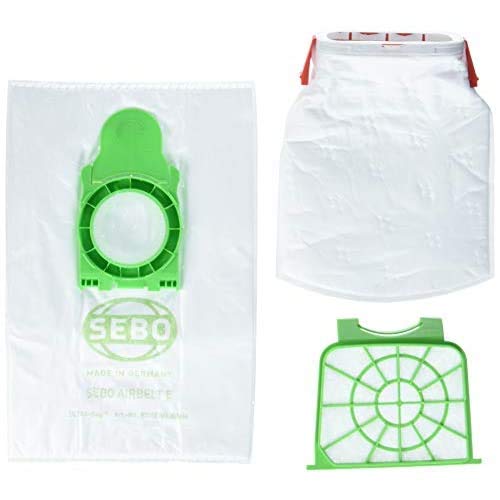 Sebo Airbelt E Service Box with 8 UltraBag Filter Bags, Hospital-Grade & Motor Protection Filters