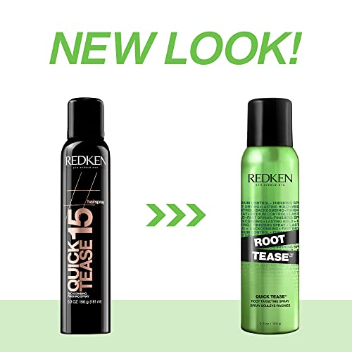 Redken Root Tease Finishing Spray 5.3 oz - Adds Volume & Body for All Hair Types