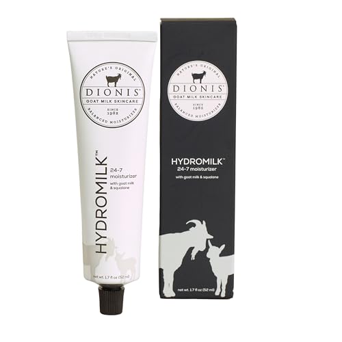 Dionis Goat Milk Skincare Bundle - Hydromilk 24-7 Moisturizer (1.7 fl oz) & Multi-Purpose Hydrating Beauty Balm (1 oz), Deep Moisturizing and Nourishing Skincare, Cruelty-Free and Paraben-Free