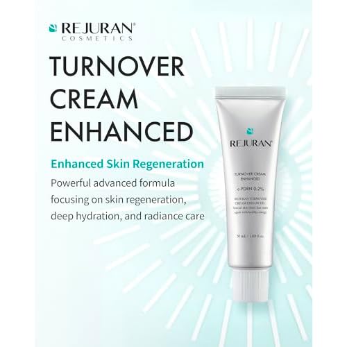 REJURAN¢ç Turnover Cream Enhanced, DOT¢â c-PDRN¢ç - Salmon DNA PDRN Face Moisturizer for Regeneration, Deep Hydration, Collagen Boosting, and Glow-Enhancing Skin. Korean Skin Care (1.69 fl oz)
