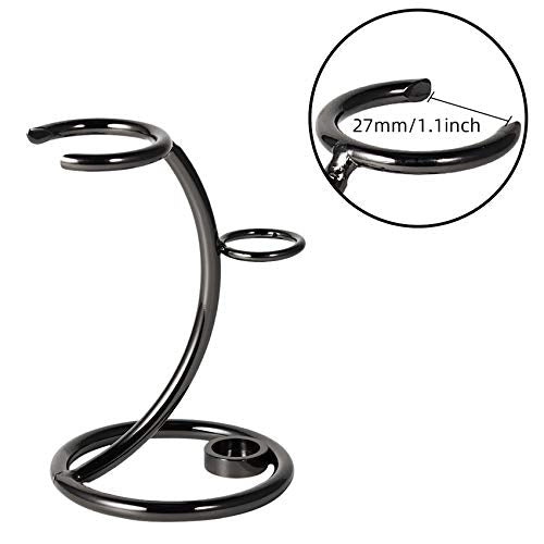 Grandslam Shaving Razor and Brush Stand Universal Holder for Safety Razor Storage Shave Brush Holder (gunmetal)