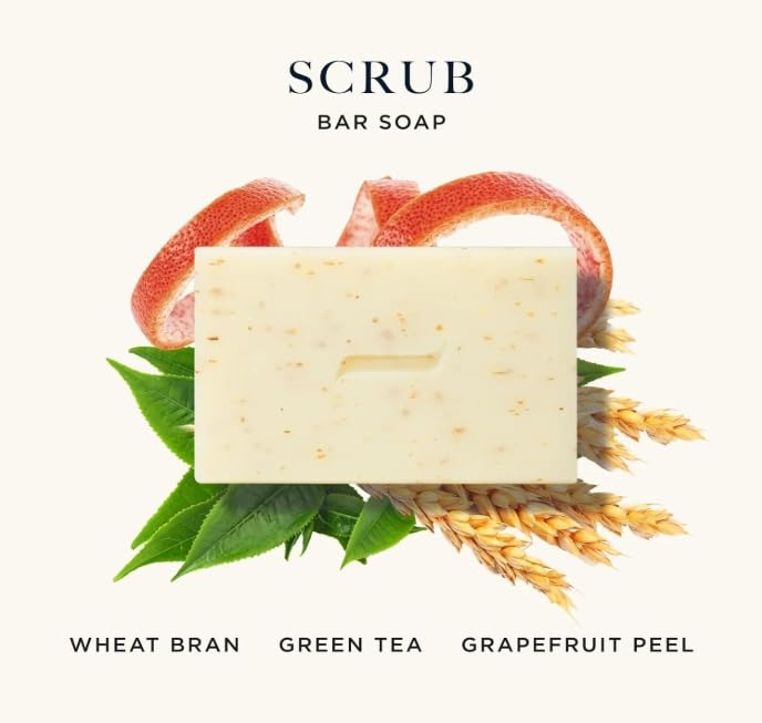 Rejuvenation Soap Set with Oatmeal, Patchouli & Pine | Moisturizing Plant-Based Bars – 3 x 6.4 oz