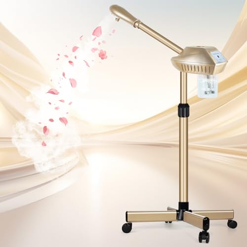 Facial Steamer Professional on Wheels - Champagne Gold, Small Model FST-04