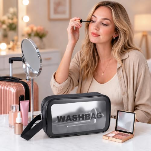 Black Makeup Brush Set 65Pcs Professional Multi-Functional Cosmetic Tools with Case - Variation 03K