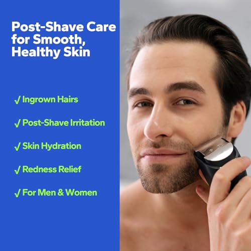 Razor Bump Stopper (3.38 Fl Oz), Ingrown Hair Treatment for Men & Women, Razor Burn Relief for Bikini Area, After Shave Lotion for Smooth, Bump-Free Skin