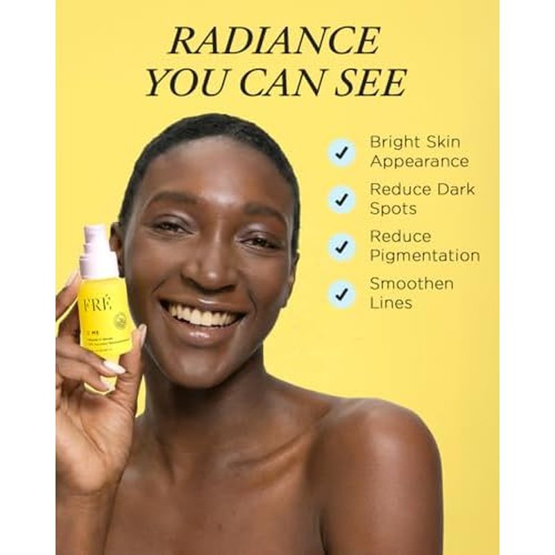 10% Vitamin C Serum for Face ? FR? Waterless Brightening Serum with Argan Oil ? 1.01 fl oz