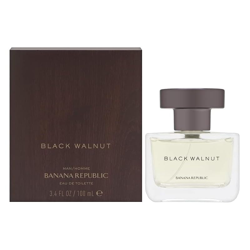 Banana Republic Black Walnut Eau de Toilette Spray for Men 3.4 Fl Oz - Wood+3.4