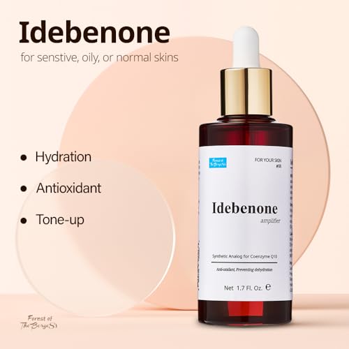 Idebenone Serum 50ml with Coenzyme Q10 - Anti-Aging & Hydrating Skin Treatment
