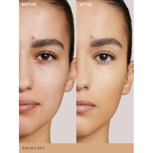 ILIA - True Skin Serum Foundation | Non-comedogenic, Cruelty-Free, Vegan, Weightless Feel, Buildable Coverage, Safe For Sensitive Skin (Salina, Light-Medium with Neutral Undertones SF5)