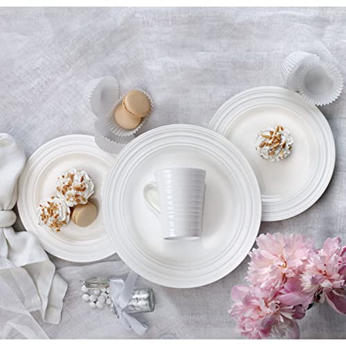 Mikasa Ciara 16-Piece Dinnerware Set Service for 4 - Brown Box Variation