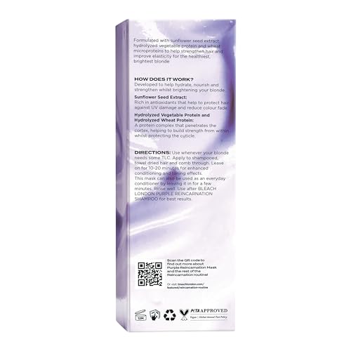 Purple Reincarnation Bond-Restoring Hair Mask for Blonde & Damaged Hair