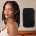 1b Natural Black Afro Kinkys Human Hair for Braiding - 12 Inch 100g Bulk
