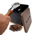 Steel Espresso Knock Box with Lid 1L - Heavy-Duty Coffee Puck Container