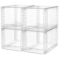 A-LuGei ¡¼????????¡½ Acrylic Stackable Drawers, 11.8" L Makeup Organizer, Bathroom Organizer and Storage, Under Sink Organizer, Plastic Storage Bins