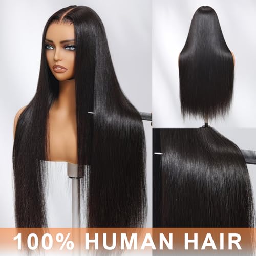 22 Inch Human Hair Lace Front Wigs for Black Women Natural Straight 13x4 Variation of THIS listing