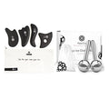 Facial Rejuvenation Set: Silver Ice Globes and Gua Sha Tool for Face and Body - 2-Piece Cryo Globes for Cooling Facial Massage and 4-Piece Bian Stone Gua Sha Tool for Skincare Routines