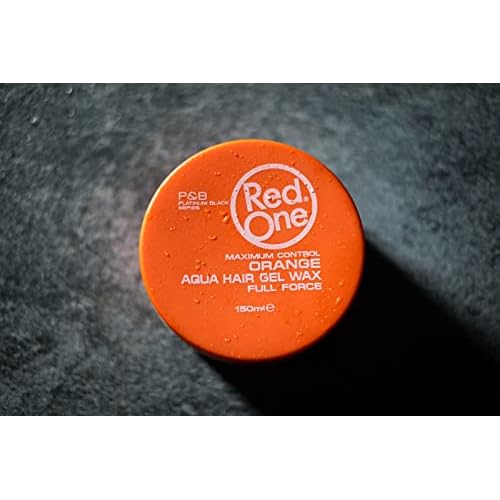 Redone Hair Styling Wax Orange 150ml | Ultra Hold Gel Wax for Men & Women | Melon Scent | High Shine, Non-Sticky Edge Control Wax | Long Lasting Professional Hair Styling Wax with Maximum Control