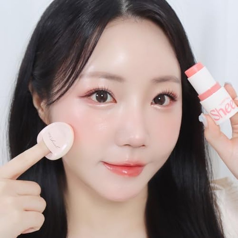 MAKEHEAL SHEER STICK BLUSH, 3 in 1 Multi stick, moisturizing, creamy, lightweight, versatile, easy to use on the go, blends effortlessly, 6g 0.2 Oz (03 PINK FROLLY, 0.2 Oz)