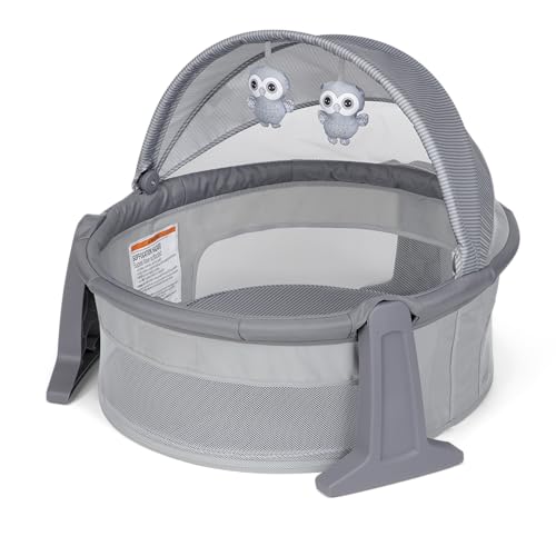 Portable Baby Bassinet with Canopy - Safe Sleep & Travel Bed for Infants