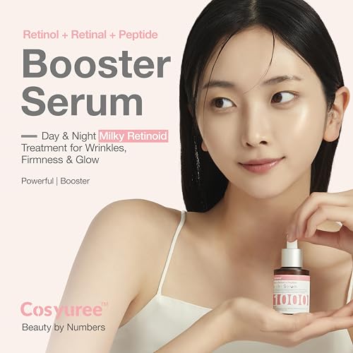 Retinol + Retinal Glow Deep Dive Serum,Dual-Retinoid Glow Booster with Peptides, Texture-Smoothing Hydration, Fragrance-Free, 30ml (1.01 fl oz)