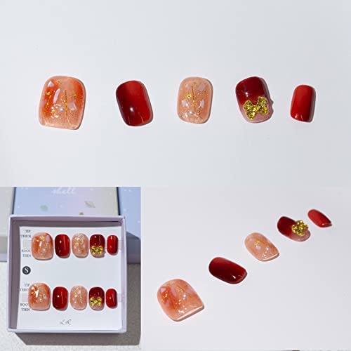 Teenitor Clear Fake Coffin Nail Tips and Nail Art Decoration Kit, 600Pcs Clear Nail Tips and 5 Boxes Holographic Nail Art Glitter Sequins and 12 Sheets Nail Art Stickers for Press On Nails