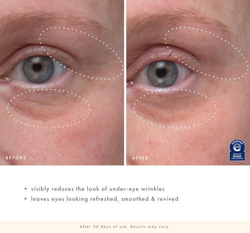 Hydrating Eye Cream with Peptides & Kakadu Plum - Fragrance-Free, For Sensitive Skin