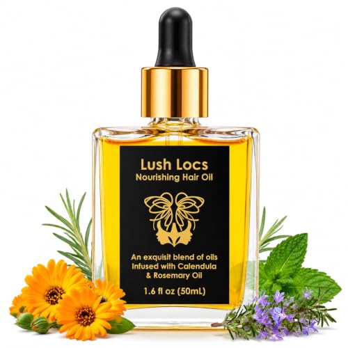 Rosemary Hair Oil for Locs & Natural Hair - 1.6 Oz, Nourishing Botanical Blend