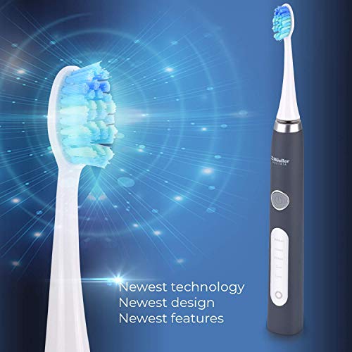 Electric Toothbrush with 5 Modes, Waterproof Sonic Cleaning, Auto Timer
