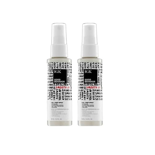 IGK Good Behavior 4-in-1 Heat Protectant Hair Spray - Travel Pack