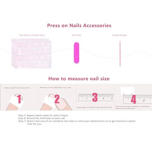 LOVFUL Reusable Press On Nails | Candy Diamonds White French Tip | Salon Quality Sustainable Style Handmade with Full Covered Crystals | Square Regular 1.0 in | H36-M